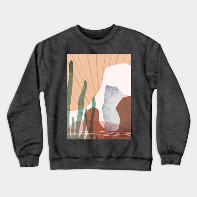 Desert Vibes Crewneck Sweatshirt by UrbanEpiphany